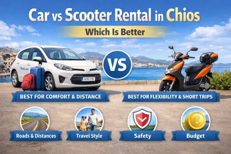 Voiture ou Scooter à Chios